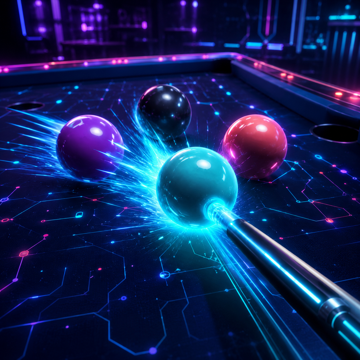Neon Pool Draw